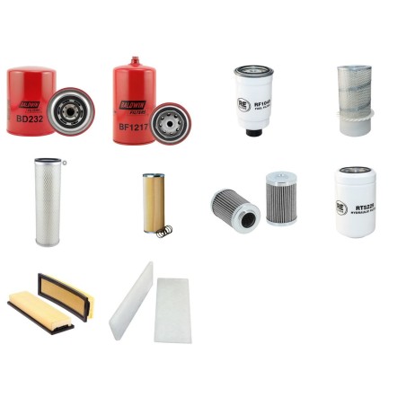 Filter Kit For Hitachi W 110 Filter Service Kit with Iveco AIFO 8065.25.290 Engine Serial No 603101-