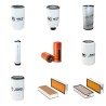 Filter kit for Fiat Kobelco B2004WS with CNH Engine Year 10.03-01.05