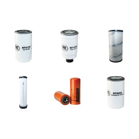 Filter kit for Fiat Kobelco B100 with Cnh Engine