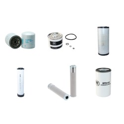 Fiat Kobelco W50 Filter Service Kit with Perkins Engine 03-