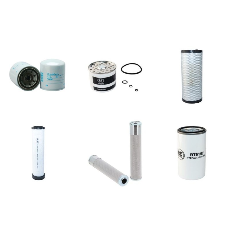 Filter kit for Fiat Kobelco W50 with Perkins Engine 03-