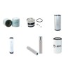 Filter kit for Fiat Kobelco W50 with Perkins Engine 03-