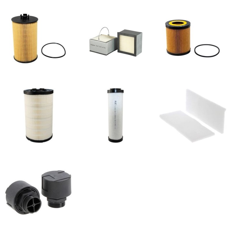 FUCHS 340 A MHL Filter Service Kit w/Deutz BF6M2012C Eng.
