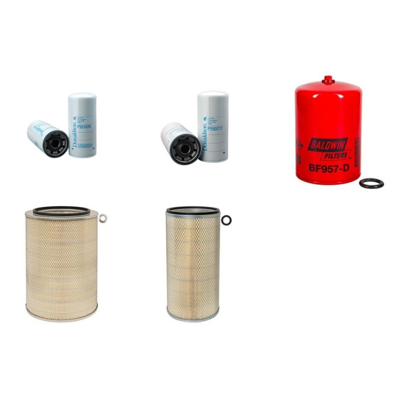 Filter Kit for Volvo L 280 C Filter Service Kit with Cummins NTA855 engine