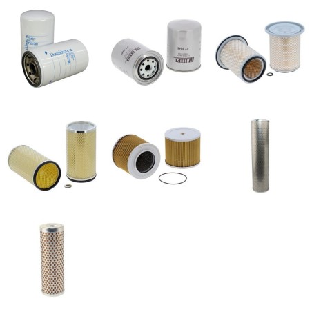 HITACHI EX 160 Filter Service Kit w/Isuzu Eng.