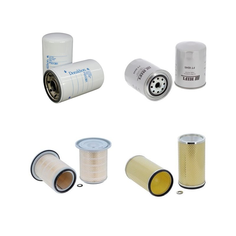 Filter Kit For Hitachi EX 160 Filter Service Kit Air Oil Fuel Filters with Isuzu Engine