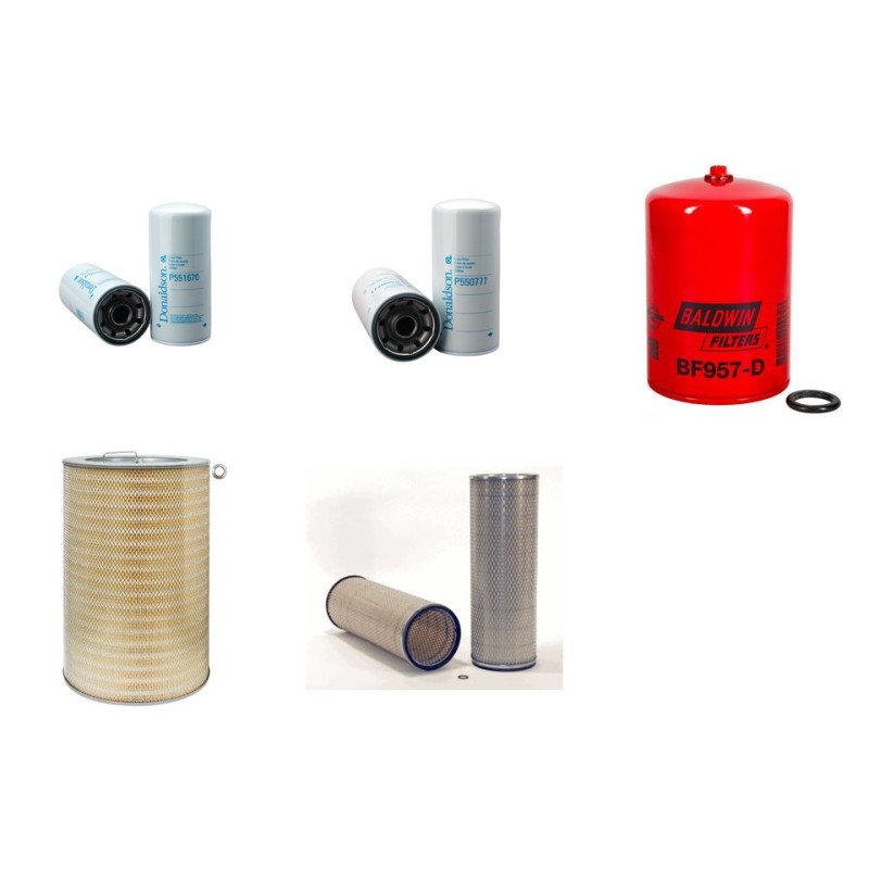 Filter Kit For Hitachi EX 1800-2 Filter Service Kit with Cummins KTA19C Engine