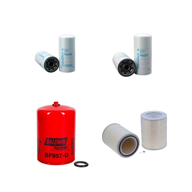Filter Kit For Hitachi KH 150 Filter Service Kit Air Oil Fuel Filters with Cummins Engine