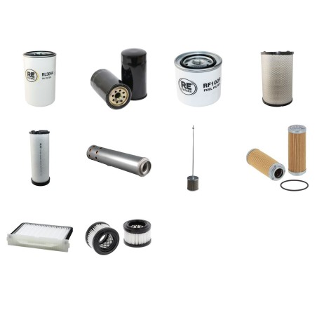 Filter Kit For Hitachi ZX 130 W Zaxis Filter Service Kit with Isuzu 4Bg1Xabfa Engine 2003-