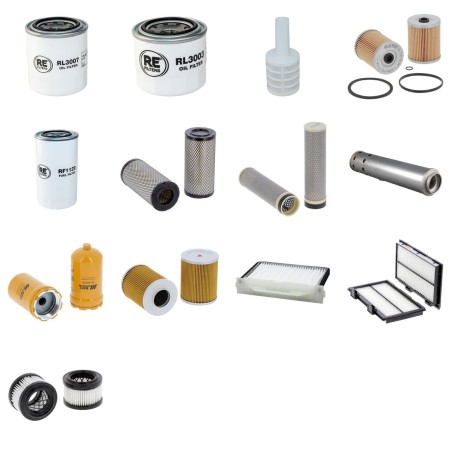 Filter Kit For Hitachi ZX 85 USB-5A Filter Service Kit with Yanmar 4TNV94L Engine
