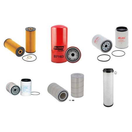 ATLAS COPCO XAMS 285 Compressor Filter Service Kit with Mercedes OM566 Eng