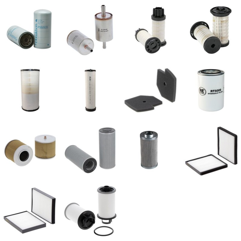 Filter Kit for Hyundai R125LCR-9A with Perkins Engine YR 2015
