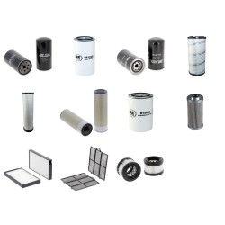 Hyundai R140LC-9 Filter Service Kit with Mitsubishi