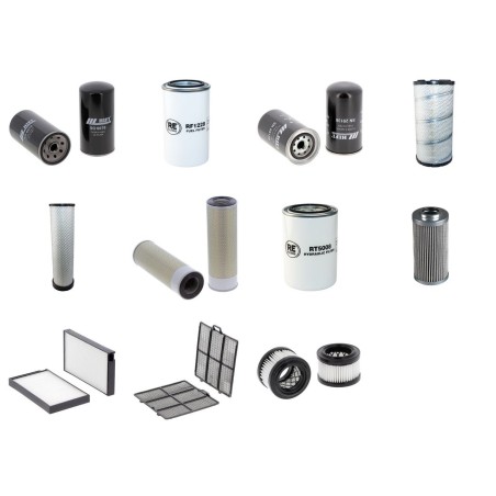Filter Kit for Hyundai R140LC-9 with Mitsubishi D04Fg-Taa Engine HP 119CH