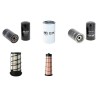 Filter Kit for Hyundai R145CR-9 Air Oil Fuel Filters with MITSUBISHI D04FD-TAA Engine 85KW