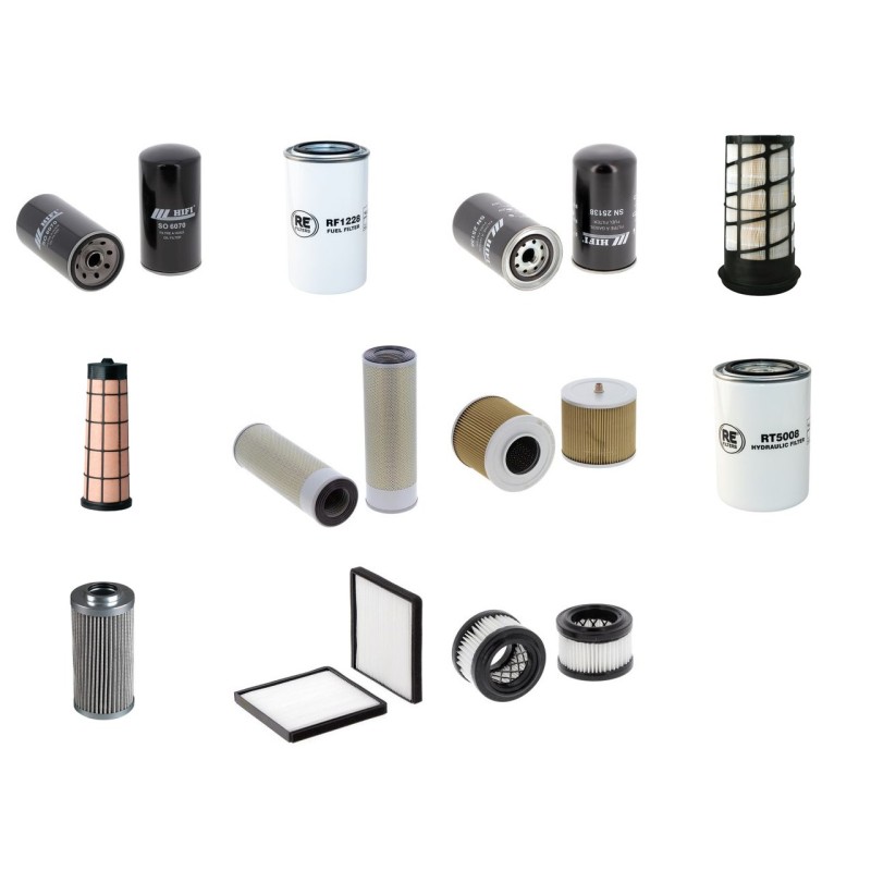Filter Kit for Hyundai R145LCRD-9 with Mitsubishi Engine