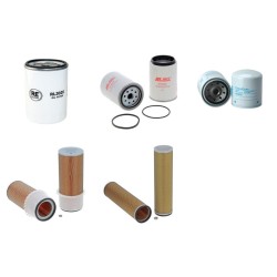 Filter Kit for Hyundai R170W-7 Air Oil Fuel Filters with Mitsubishi S6SDT Engine SN N50110000- YR 2007-