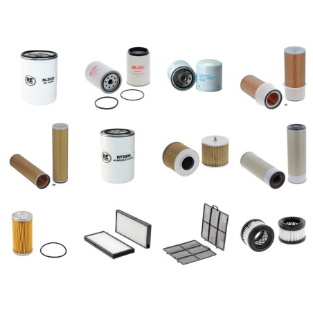 Filter Kit for Hyundai R170W-7 with Mitsubishi S6Sdt Engine SN N50110000-2007-