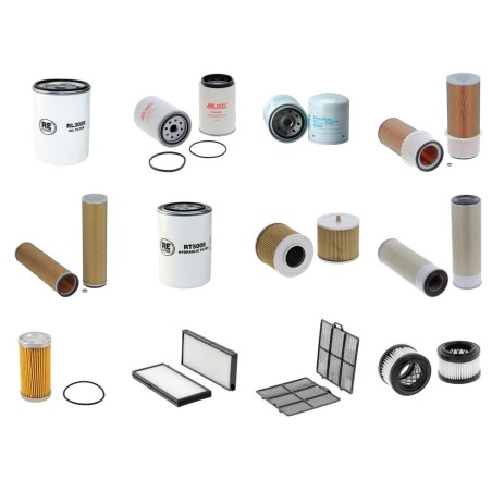 Filter Kit for Hyundai R180LCD-7 with Mitsubishi S6Sdtaa Engine 2006-