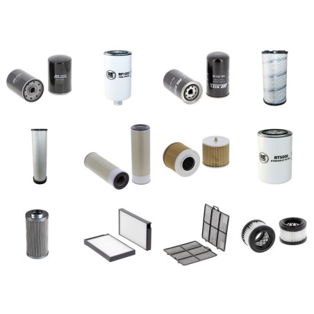 Filter Kit for Hyundai R180LC-9 with Mitsubishi D04Fg-Taa Engine 2010- HP 94KW