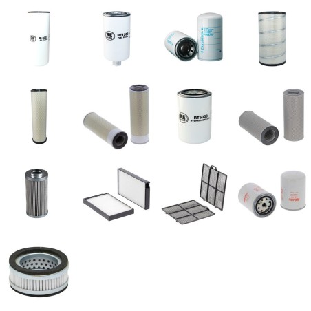 Filter Kit for Hyundai R320NLC-9 with Cummins Qsc Engine HP 278CH