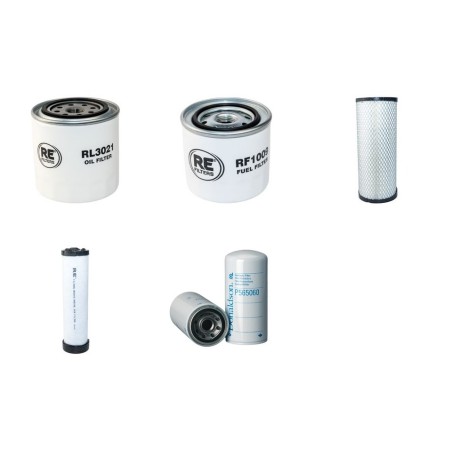Filter Kit for Volvo CR 24 Filter Service Kit with Kubota V2203M engine