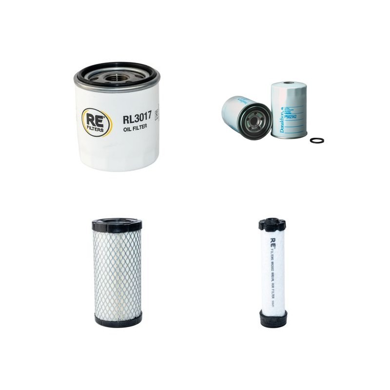 Filter Kit for Toro GreensMaster 3250 D with Briggs-Stratton Vanguard Engine Air, Oil, Fuel Filters