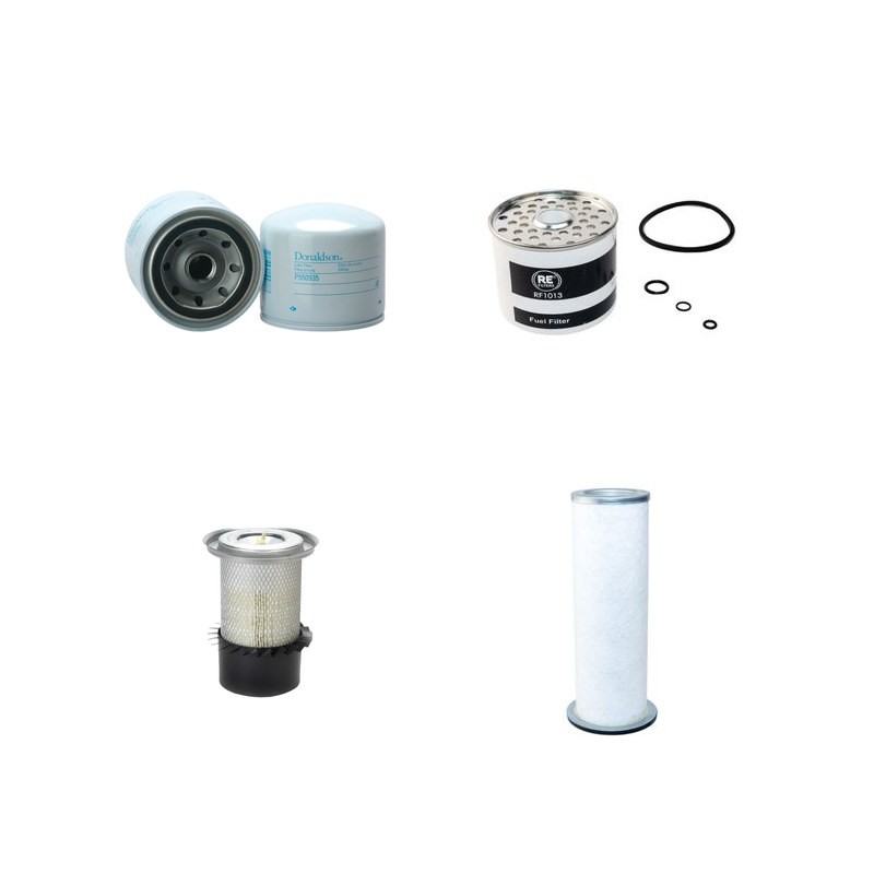 Filter Kit for JCB 1CX 4 RM with Peugeot Engine