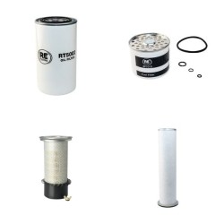 Filter Kit for JCB 4CN Air Oil Fuel Filters with Perkins AC50383/50290 Engine Serial No 337001-399999
