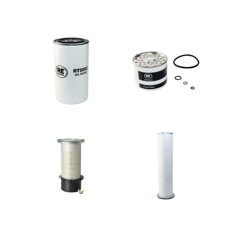 Filter Kit for JCB 412 FarmMaster with Perkins 4.236 Engine