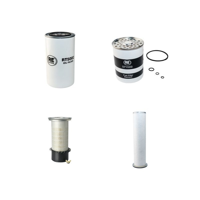 Filter Kit for JCB 4CT Air Oil Fuel Filters with Perkins Turbo Engine Serial No 409448-
