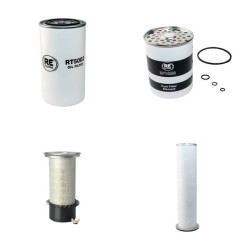 Filter Kit for JCB 444 Air Oil Fuel Filters with Perkins Turbo Engine Serial No 400001-409448