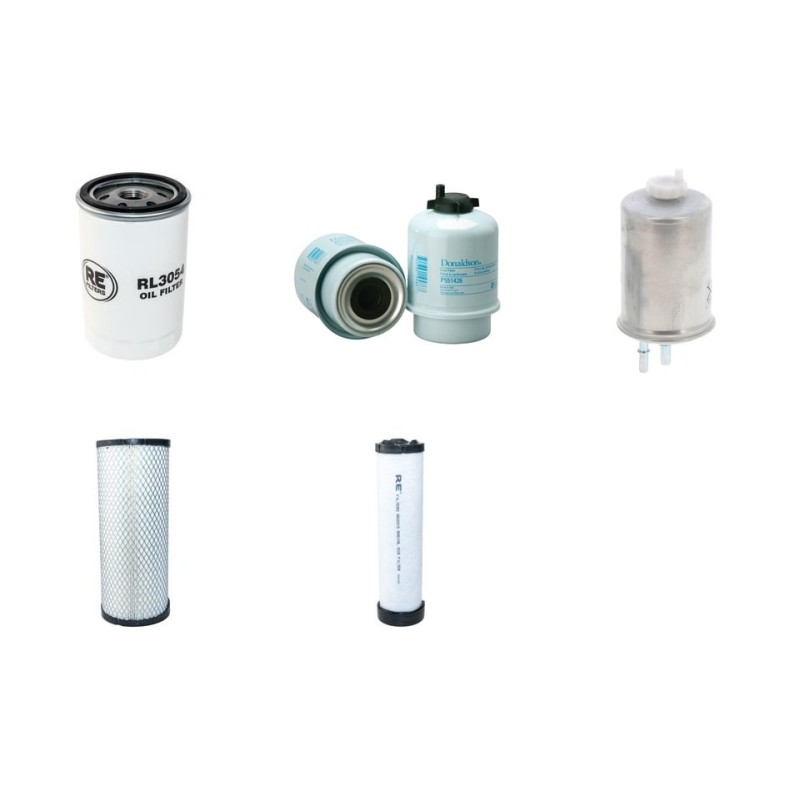 Filter Kit for JCB 406T4 Air Oil Fuel Filters with Kohler KDI2304M24 Engine Year 2014