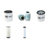 Filter Kit for JCB 409B Air Oil Fuel Filters with Deutz TD2011L04I Engine Year 2011-
