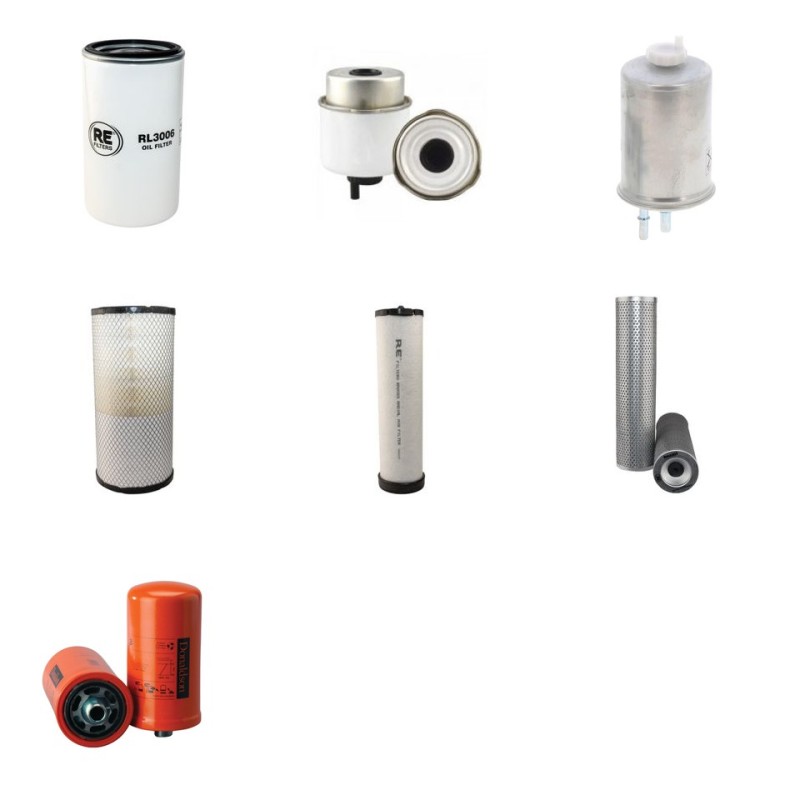 Filter Kit for JCB 411HT with JCB Engine Year 2008-