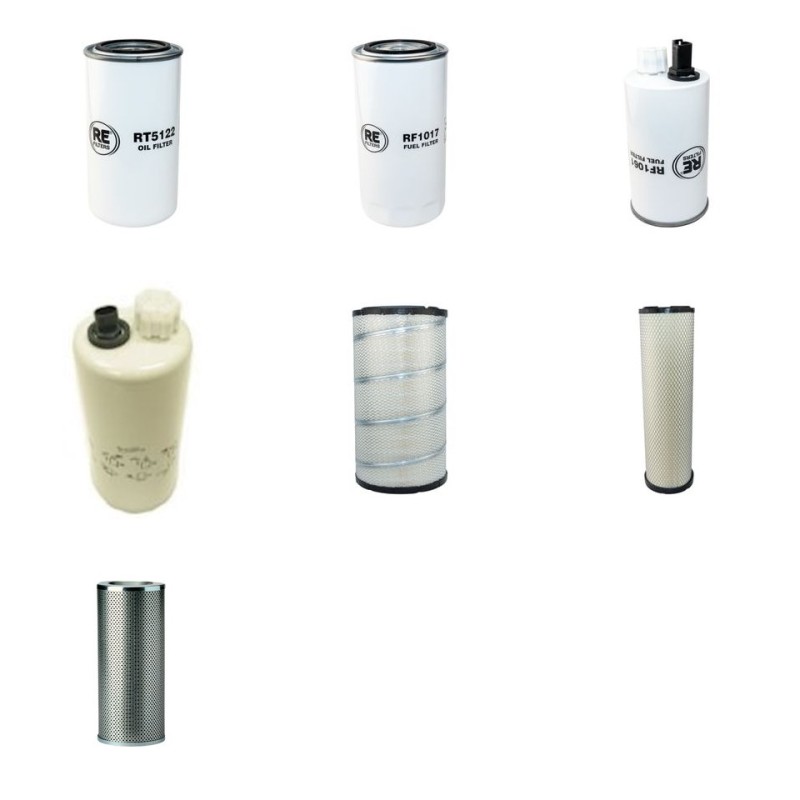 Filter Kit for JCB 436EZX with Cummins QSB6.7 Engine