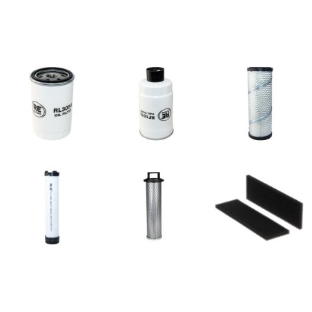 Filter Kit for JCB 515-40 with Kohler KDW2204/G Engine