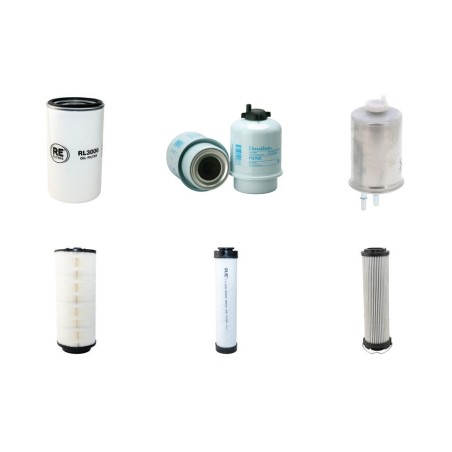 JCB 524-50 W/ 444N2 Eng Telehandler Filter Service Kit 2006-2008