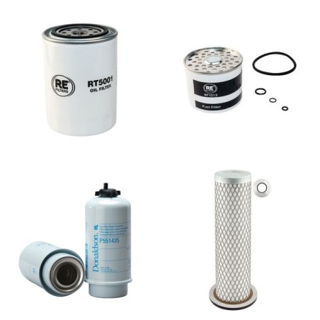 Filter Kit for JCB 525-67 - Non Turbo Air, Oil, Fuel Filters