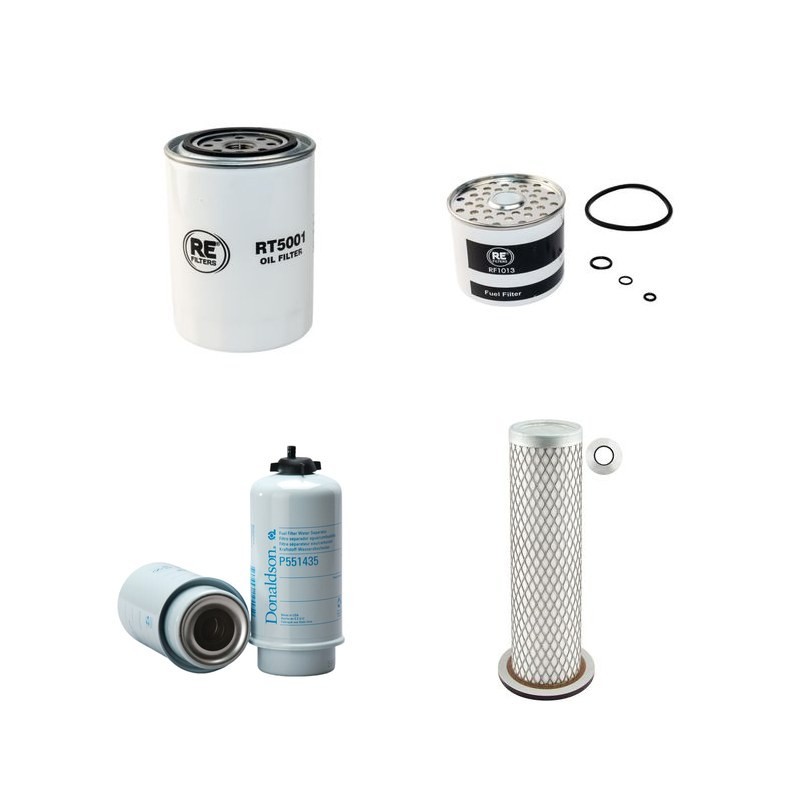 Filter Kit for JCB 530-120 Air Oil Fuel Filters with Perkins 1004.4 Engine Serial No 564529-