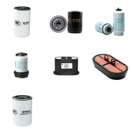 Filter Kit for JCB 535V125 with Jcb 444Ta4-55 Engine 2014