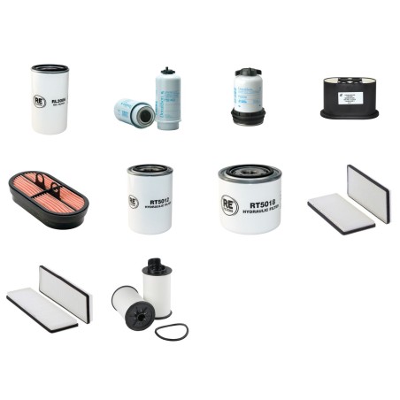 Filter Kit for JCB 535-95 with JCB 444TA4-55L1 Engine Year 2014-