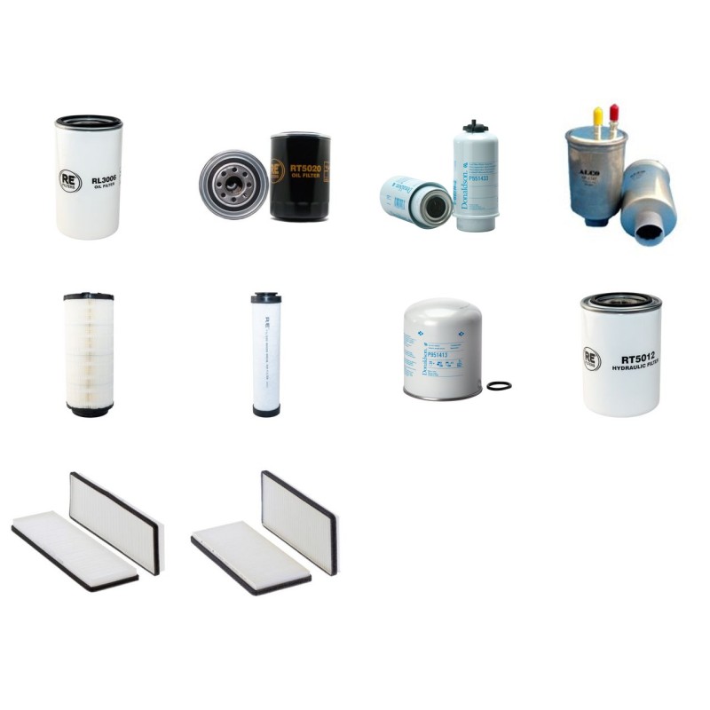 Filter Kit for JCB 535-95 AgriSuper with JCB 444TCAE97 Engine Year 2010-