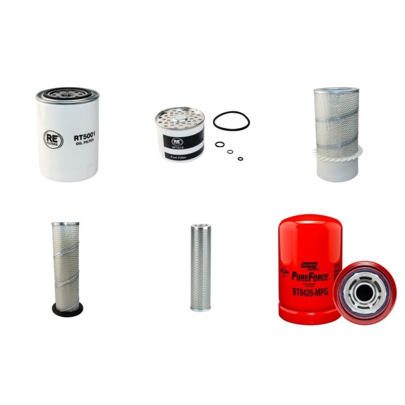 Filter Kit for JCB 716 with Perkins Turbo YB50346 Engine Serial No 614001-
