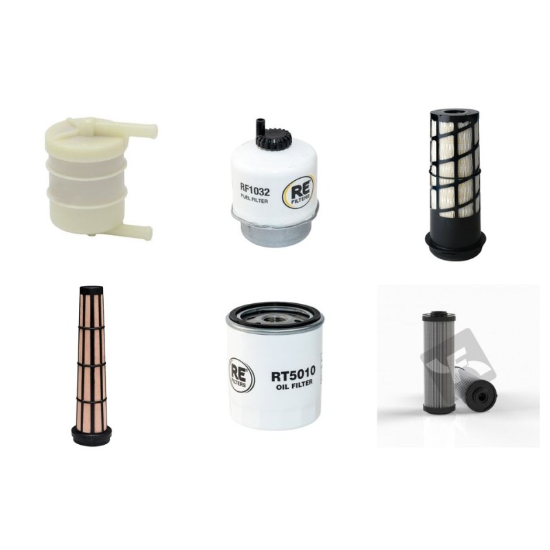 Filter Kit for JCB 8025 with Perkins BH3XL2 Engine Year 2011-
