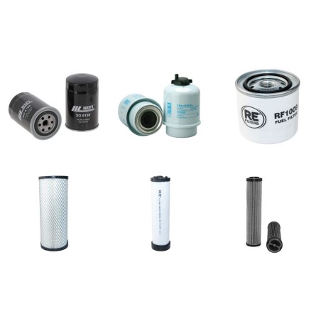 Filter Kit for JCB 8065(RTS) with Isuzu TierIII Engine