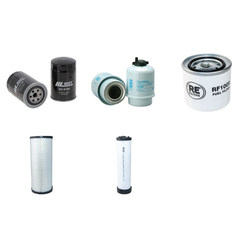 Filter Kit for JCB 8065 RTS Air, Oil, Fuel Filters