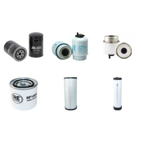 Filter Kit for JCB 8085 with Isuzu 4Le2Xcbu-1 Engine 2011-Air Oil Fuel