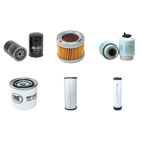 Filter Kit for JCB 8085ZTS with Isuzu 4LE2-XYSJ-01 Engine Air, Oil, Fuel Filters
