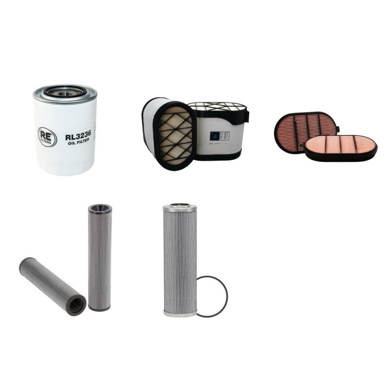 Filter Kit for JCB Fastrac 3230 XTRA with SISU Engine Serial No 127250-1279999 Year 2011-